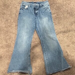 Express Light Blue Flare Jeans
